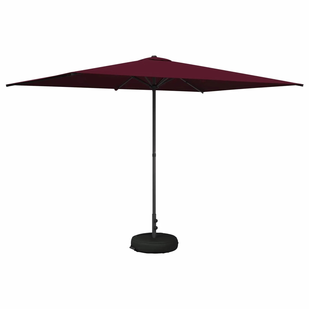Ombrellone da giardino-Parasole da Giardino con Base 200 x 300 cm Poliestere 138045
