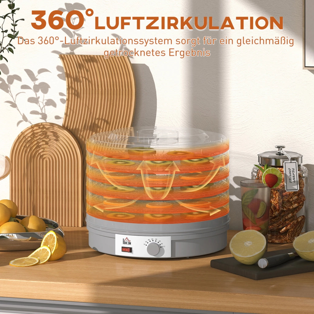 Essiccatore 5 Ripiani ¨C Minimal ¨C Grigio 245W