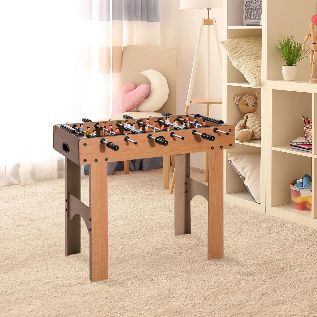 Easycomfort Calcio Balilla Professionale per Bambini e Adulti con Aste in Legno MDF 92x46x78cm