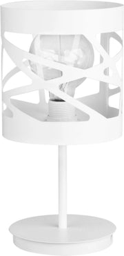 Sigma Moduł Frez lampada da tavolo bianca moderna E27 15W