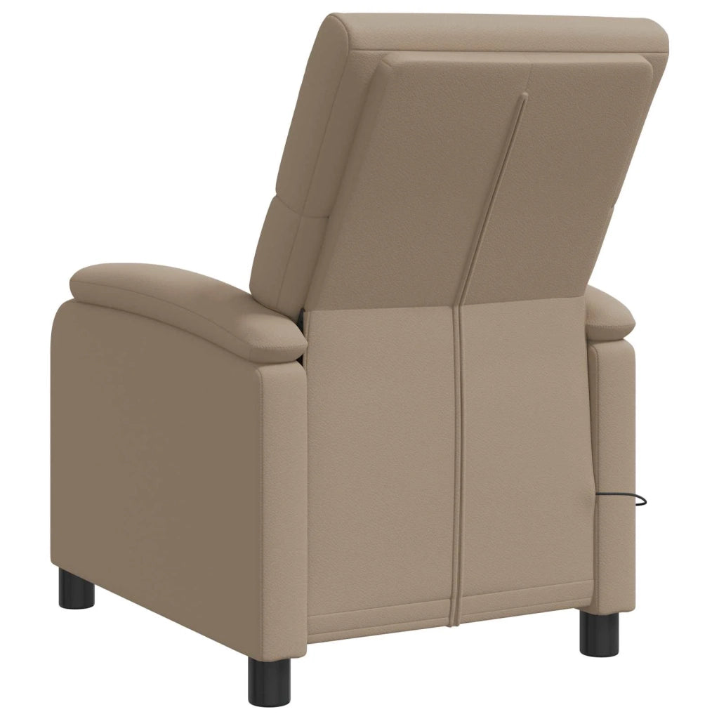 Poltrona Massaggiante Cappuccino Similpelle 42035007