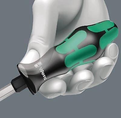 Wera 05059297001 Kraftform Kompakt 62 Set di Punte 33 pezzi con Custodia Pieghevole e Manico Rapidaptor colore Nero