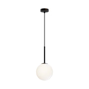 Lampada a sospensione Maytoni Basic Form nero/bianco Ø20cm