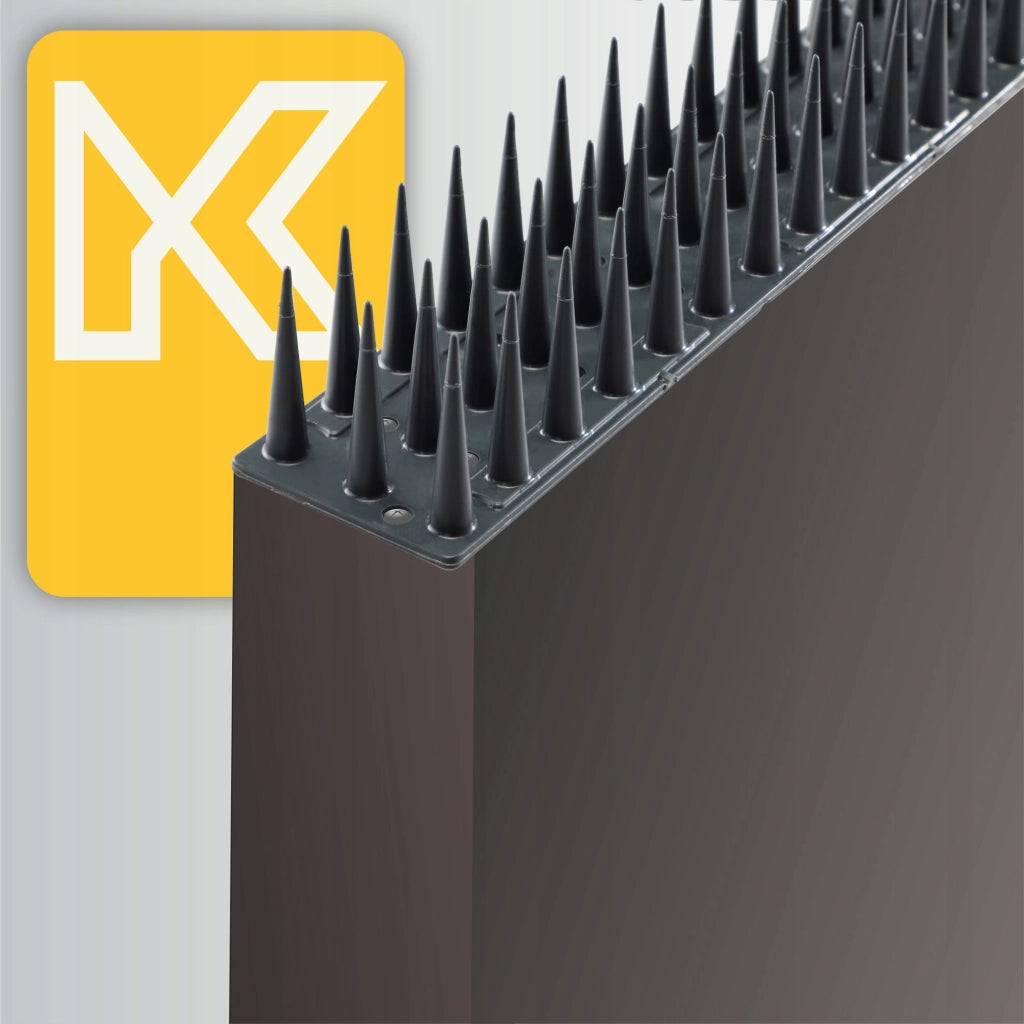 KADAX Punte dissuasive per uccelli e piccioni, dense, resistenti, 3,06 m, 6 pezzi