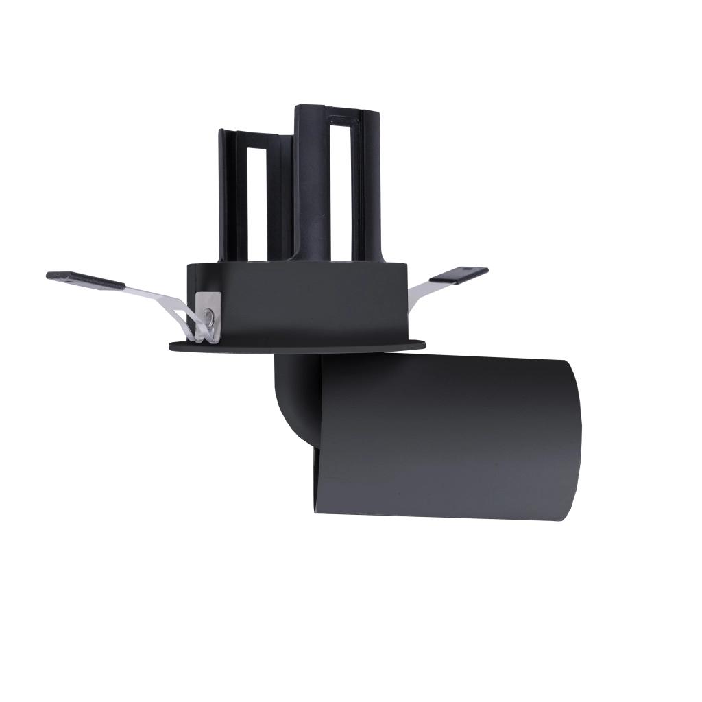 Faretto incasso tondo nero orientabile LED 9W Maxlight