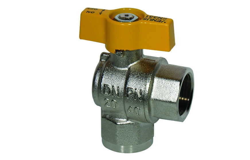 RUBINETTO A SFERA PER GAS SQUADRA FF- 3/4  DN 20- EFFEB- pezzi 1