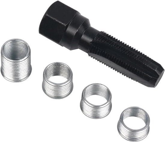 Kit di riparazione per filettatura candela M14 x 1,25 - Acciaio al carbonio Strumenti e Kit di risoluzione dei problemi