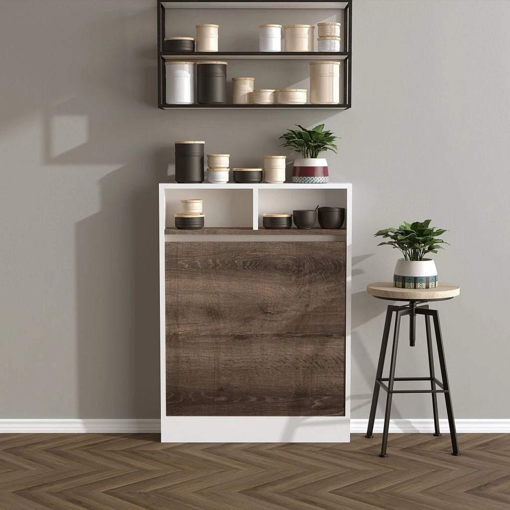 Tavolo da pranzo pieghevole in legno "Bracked" - 70 x 15 x 96 cm - Beige