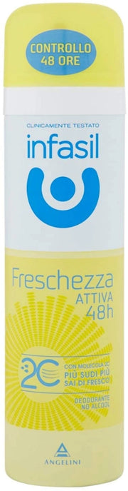 INFASIL DEODORANTE SPRAY FRESCHEZZA ATTIVA  48H DA 150 ML