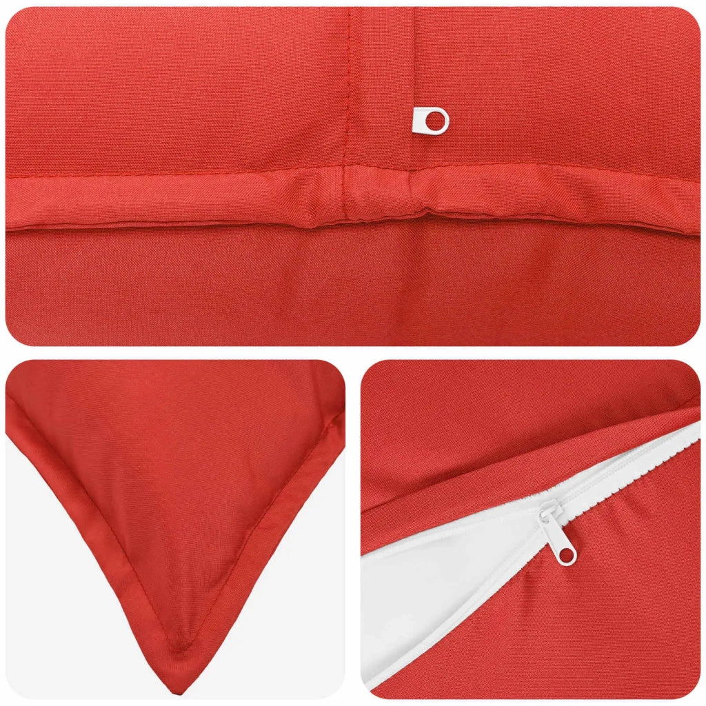 Cuscino con cuscino HOUTEN 12 pz Rosso Poliestere 934851