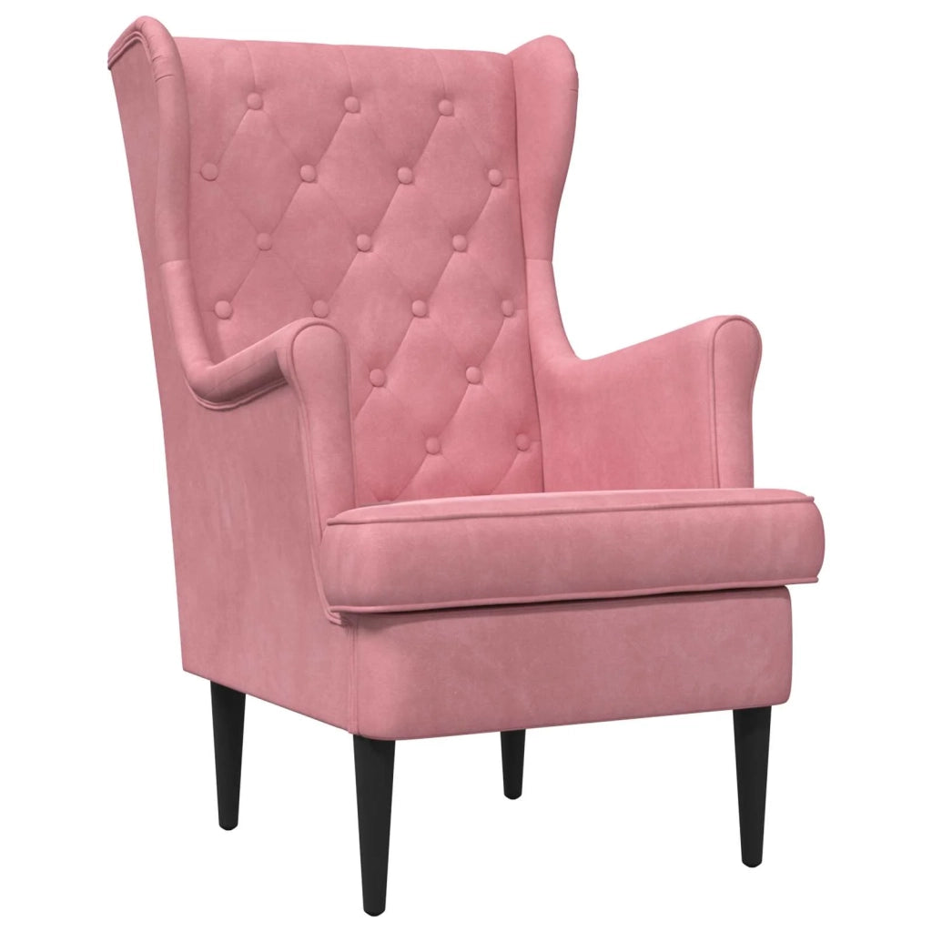 Poltrona Rosa Velluto 42029929