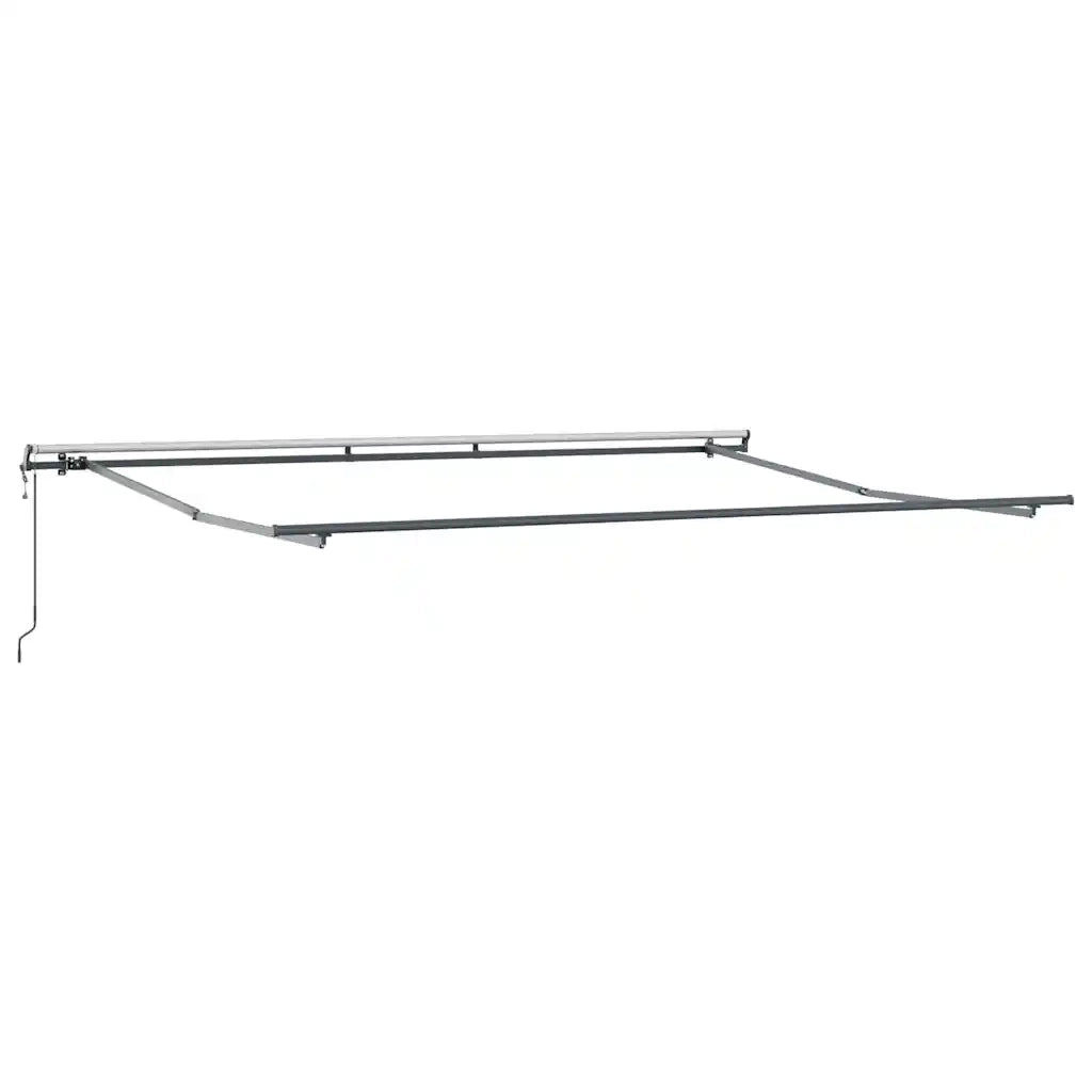 Tenda da Sole Antracite 4 × 3 m Metallo 313251