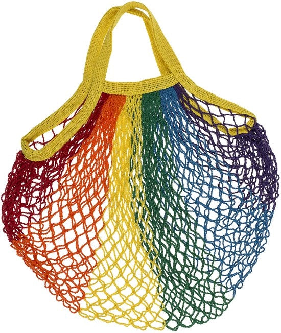 Tas per la spesa riutilizzabile - Capacità di carico 15 kg - Dimensioni 40 x 60 cm - Ecologico - Rete per la spesa