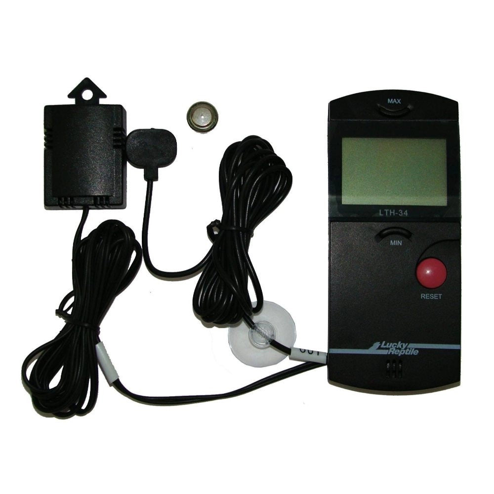 Lucky Reptile ThermoHygrometer Deluxe Pro - misuratore digitale combinato di temperatura e umidità