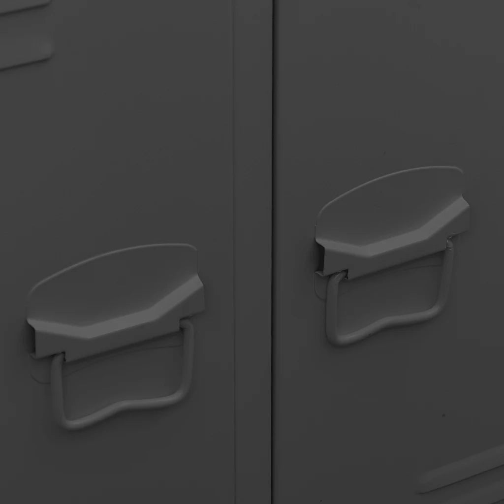 Armadio Industriale Antracite 67x35x107 cm in Acciaio CFW3862624