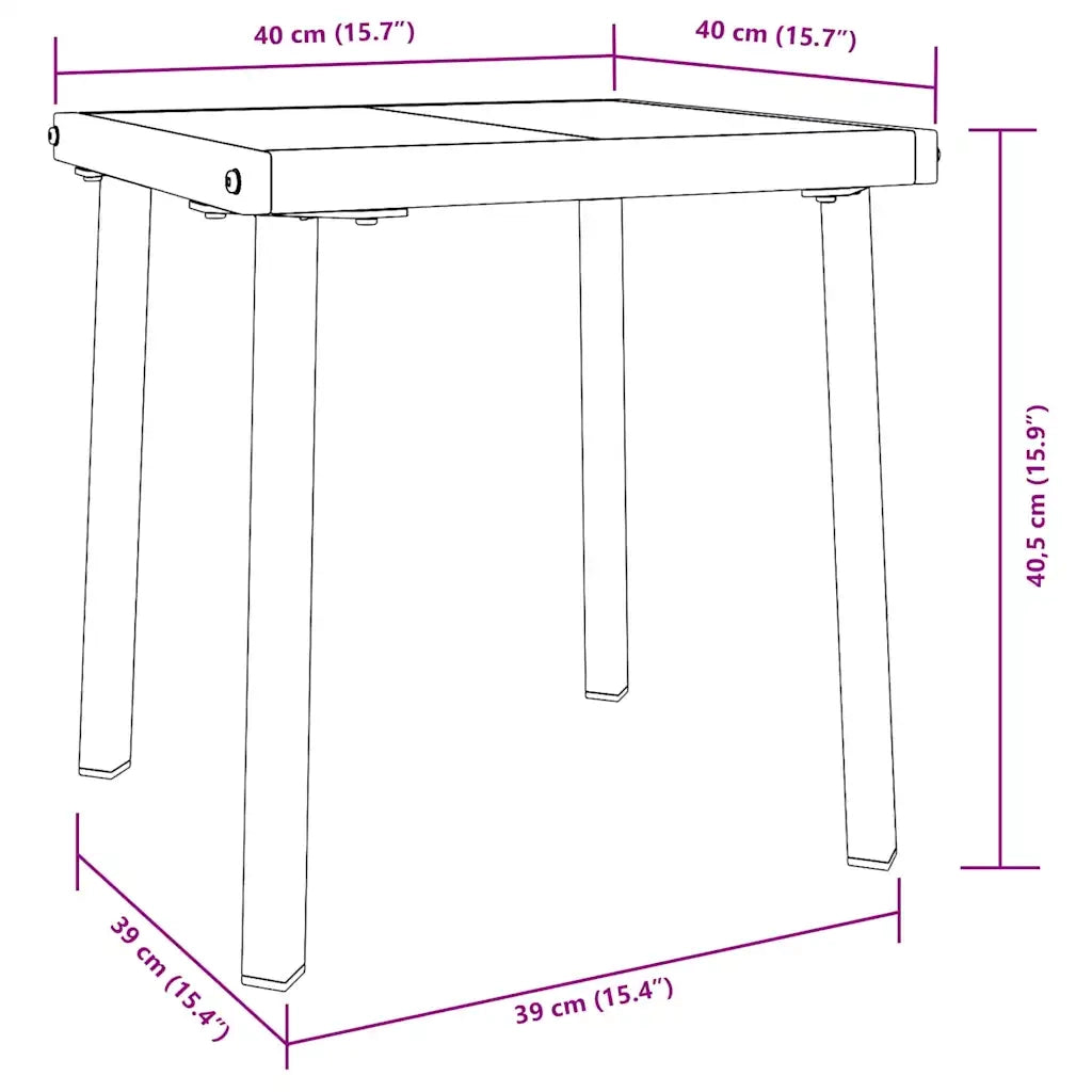 Lettino da sole 2 pcs Nero e Marrone polyrattan 42009979