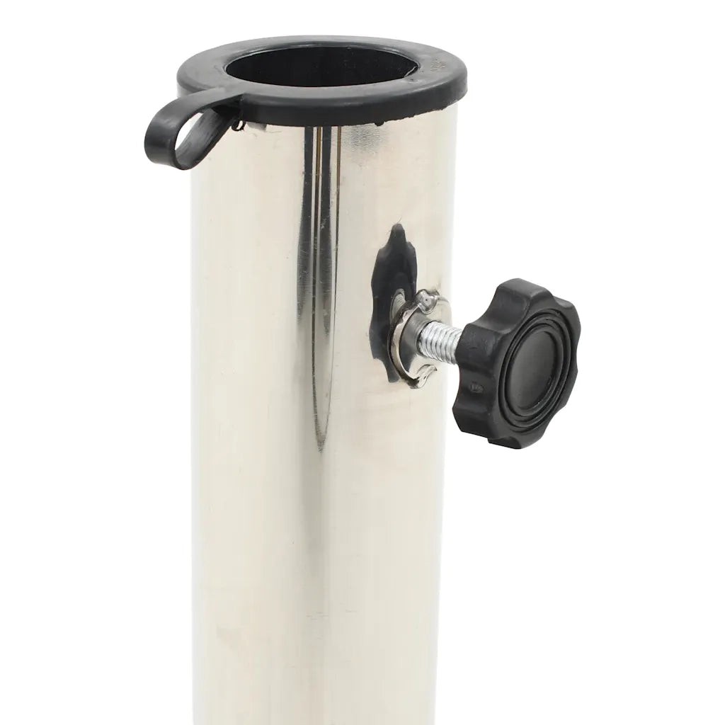 Base per Parasole Circolare in Granito Nera 20 kg 45068