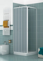 Box doccia Luna 70x70 cm pvc apertura a soffietto laterale