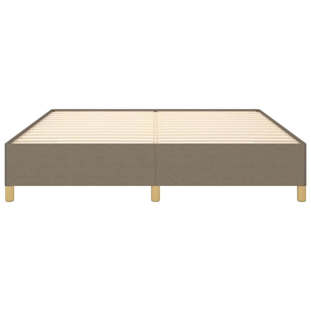 Struttura Letto a Rete a Molle Tortora 160x200 cm in Tessuto