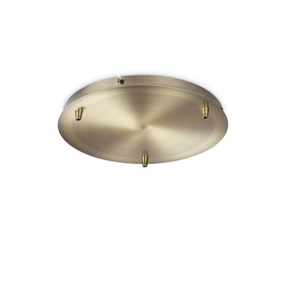 Rosone Standard All In Metallo Ottone 3 Luci