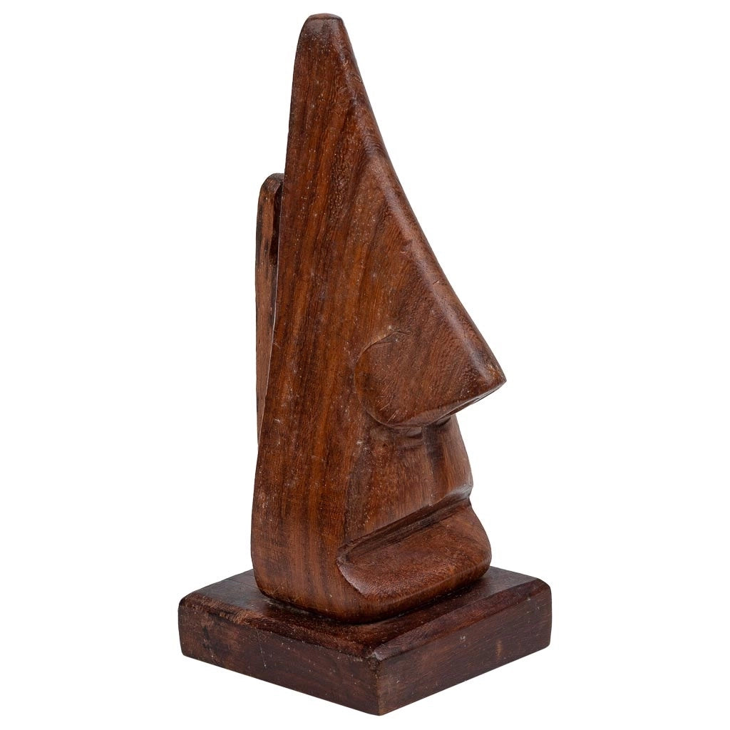 Portabicchieri in legno marrone 15x5x5h