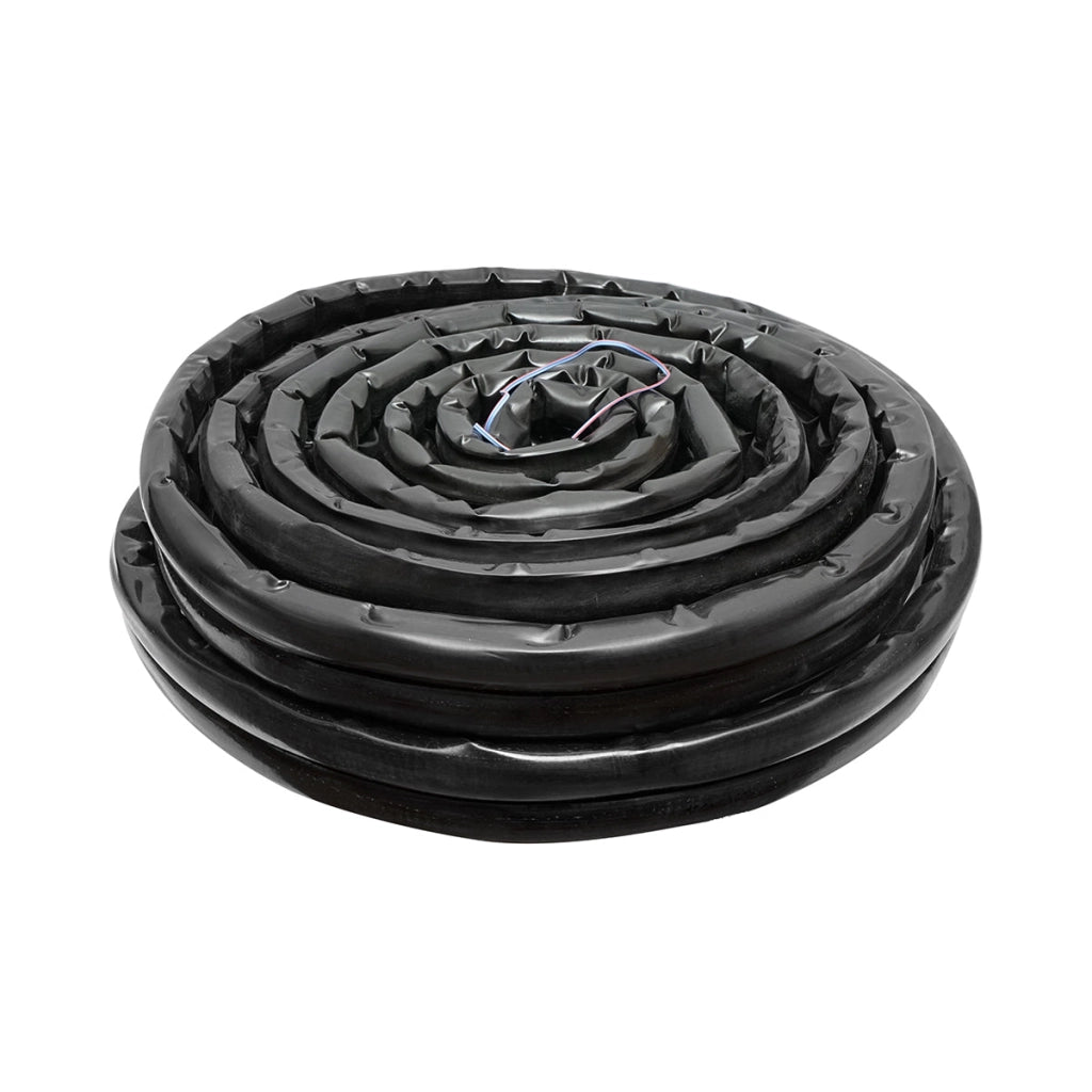Tubo doppio in acciaio inox DN16-3/4 corrugato, flessibile, isolato, da 20 m con cavo per sonda di temperatura per impianti solari residenziali