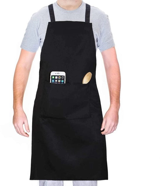 Grembiule da cucina impermeabile con tasche