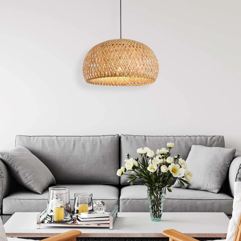 LÚZETE - LAMPADA DA SOFFITTO DI BAMBÙ PICCOLA E27 KAWENA