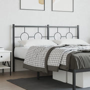 Testiera di Ricambio in Metallo Nero 150 cm 376260