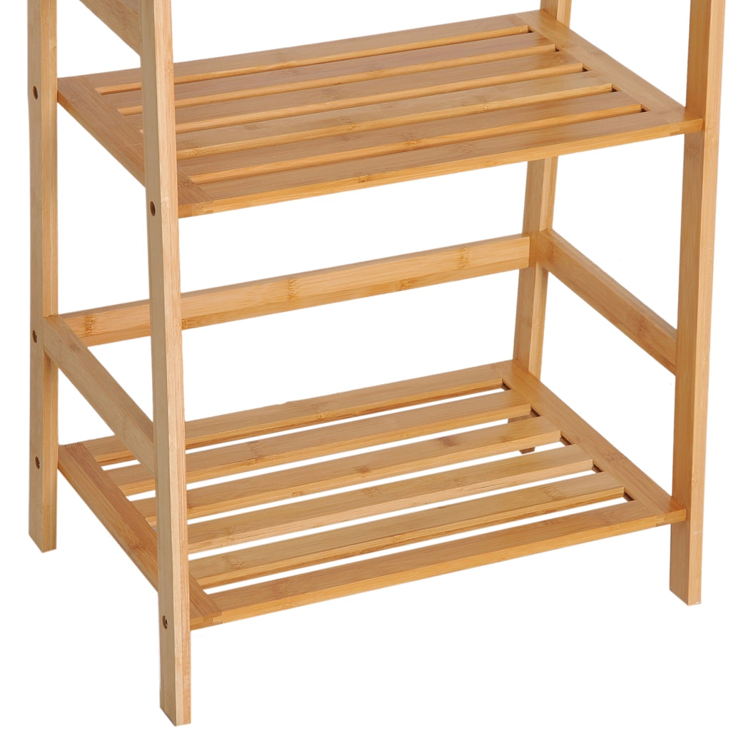 Libreria a Scala 4 Livelli in Bamb¨´ Stile Naturale ¨C Minimal ¨C 48x31.5x120