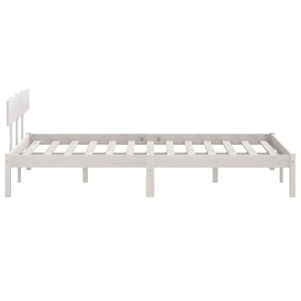 Giroletto-Struttura Letto in Legno Massello di Pino Bianco 120x200 cm