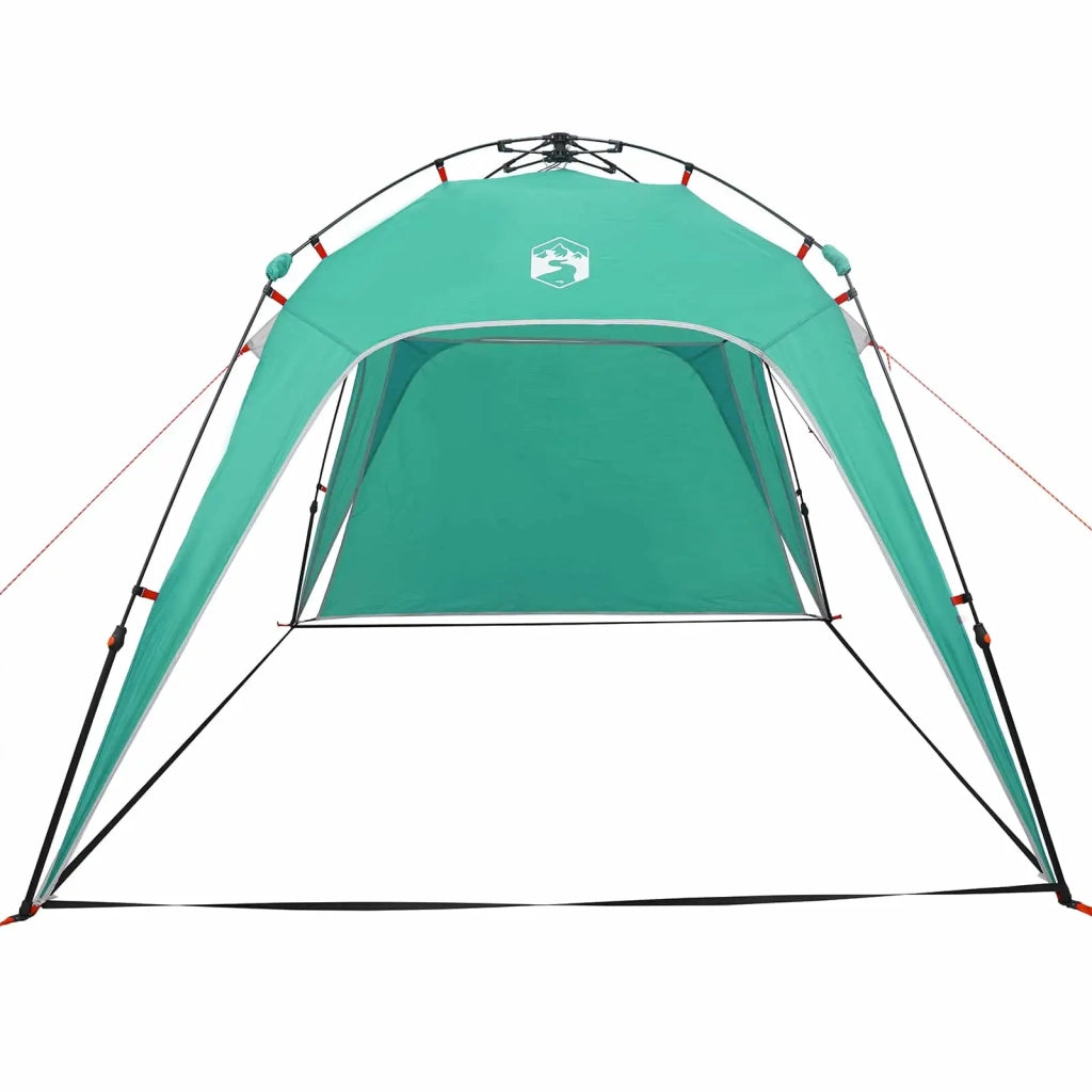Tenda istantanea per 4 persone con rilascio rapido-Tenda da campeggio Verde Mare