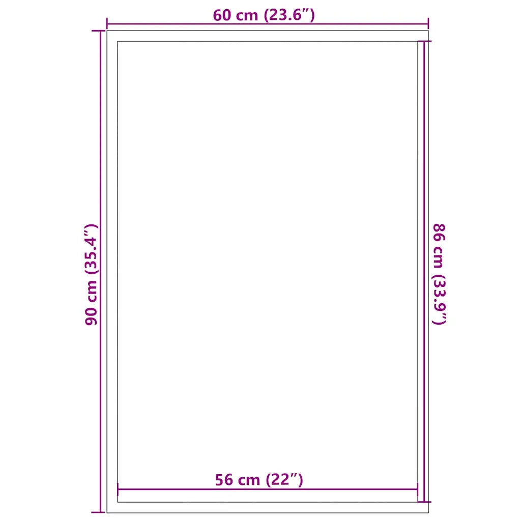 Zerbino | Tappetino Grigio 60x90 cm