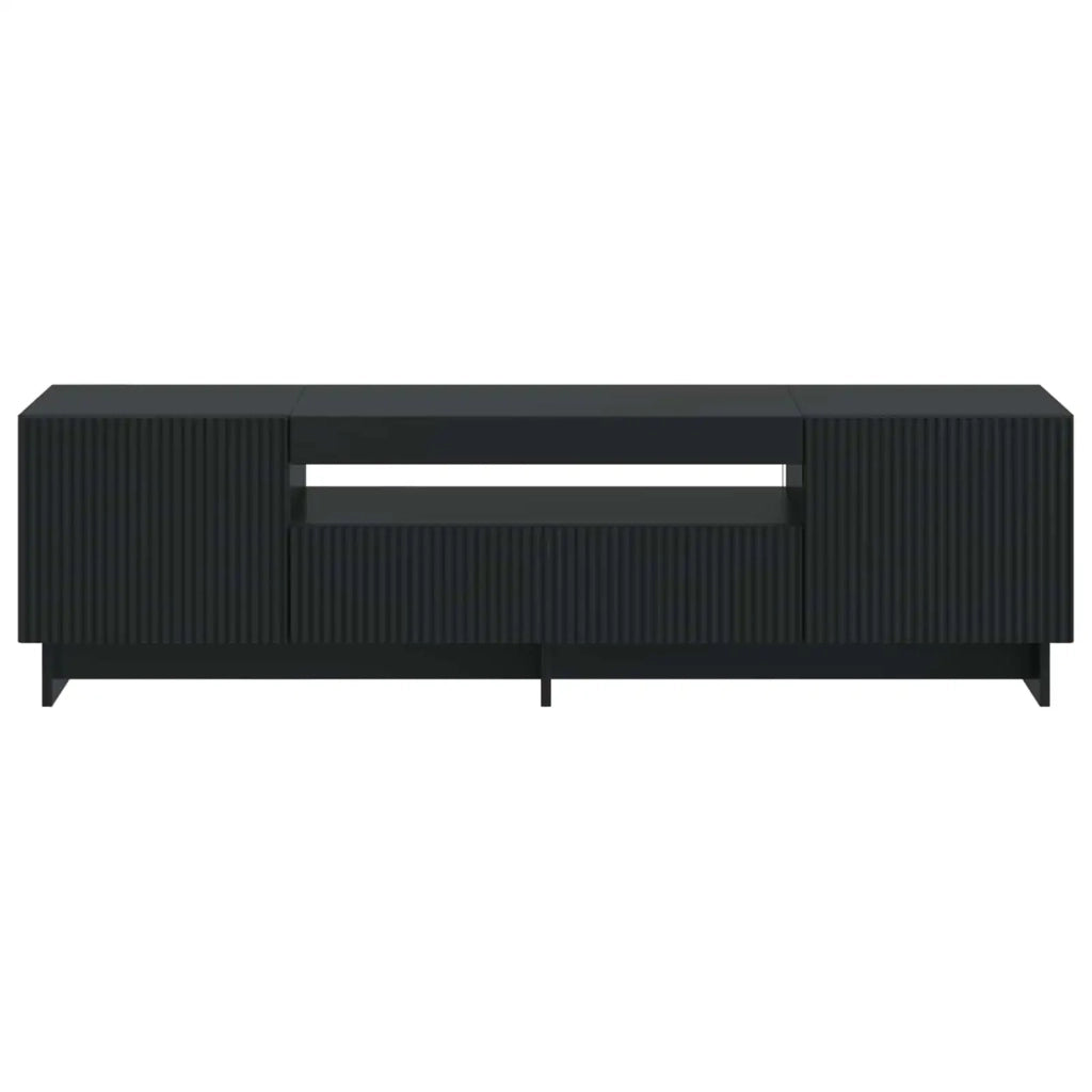 Mobile TV LED Nero Legno ingegnerizzato 896026