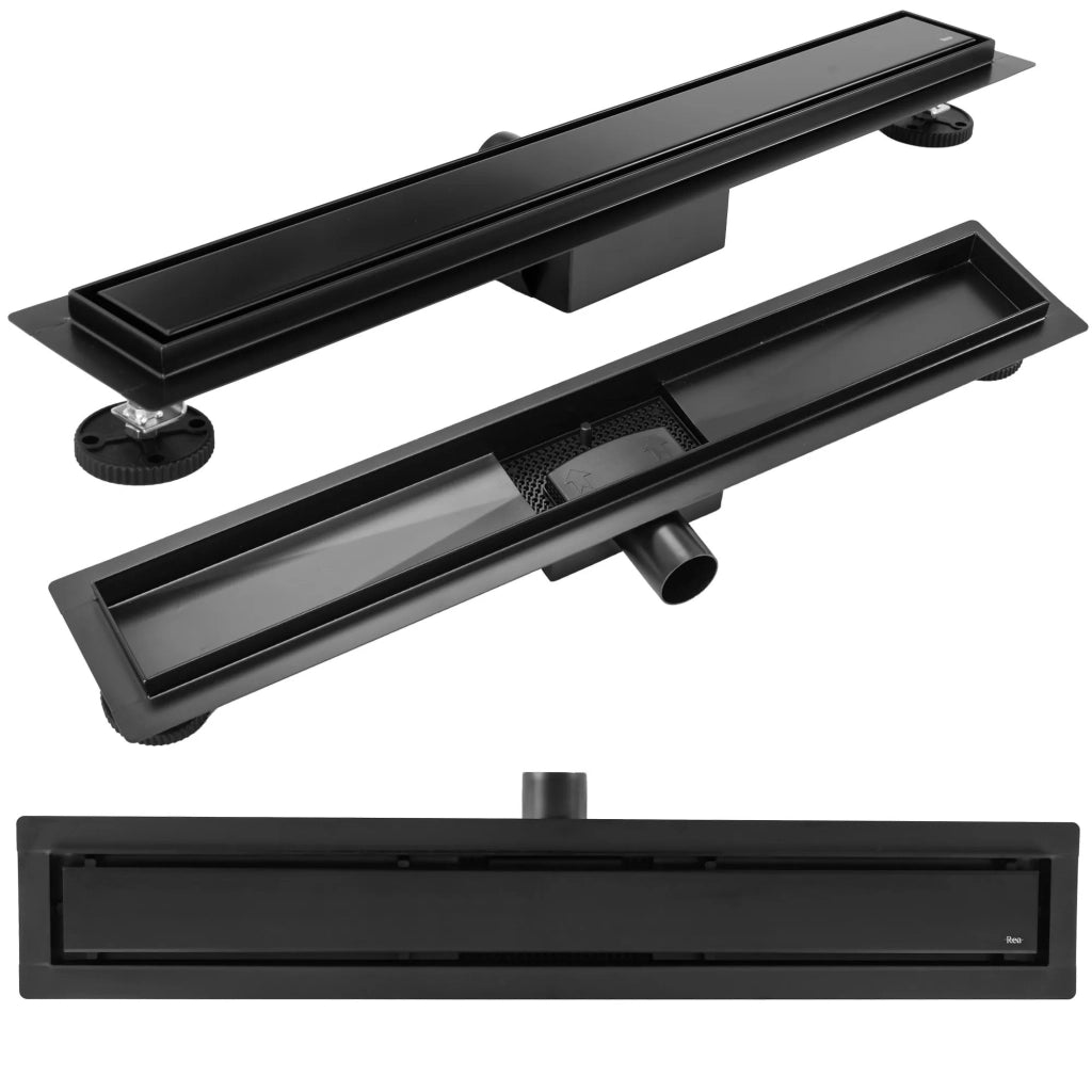 Canalina Di Scarico Neox Black Matt 60