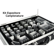 Kit Espositore Campioni Profilati Alluminino e Diffusore Con Valigetta Totale 35 Modelli