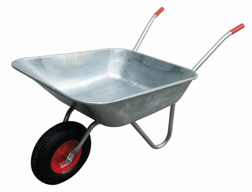Carriola In Acciaio Zincato 50 Litri 130X61X62 Trasporto Merce - Biacchi G.