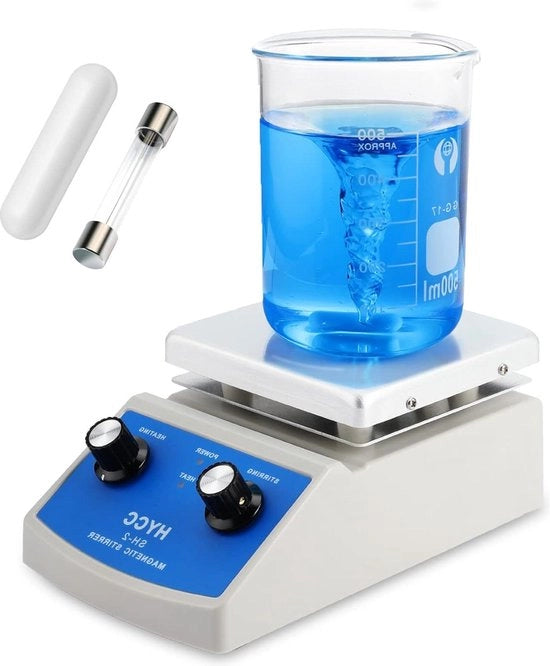 Magnetoriscaldatore analogico SH-2 120 x 120 mm - 380 °C per mescolare, agitare e riscaldare contemporaneamente