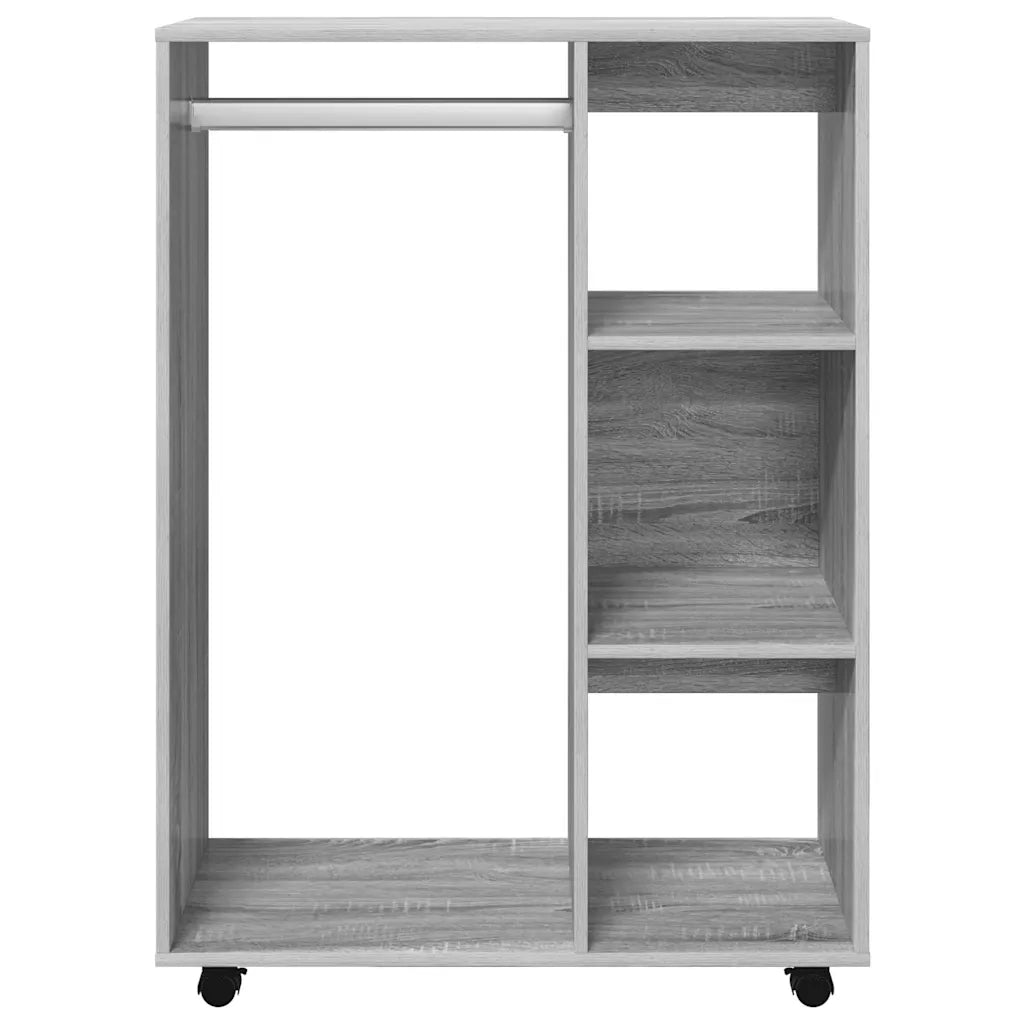 Armadio Grigio Sonoma 80x40x110 cm in Legno Multistrato 815979