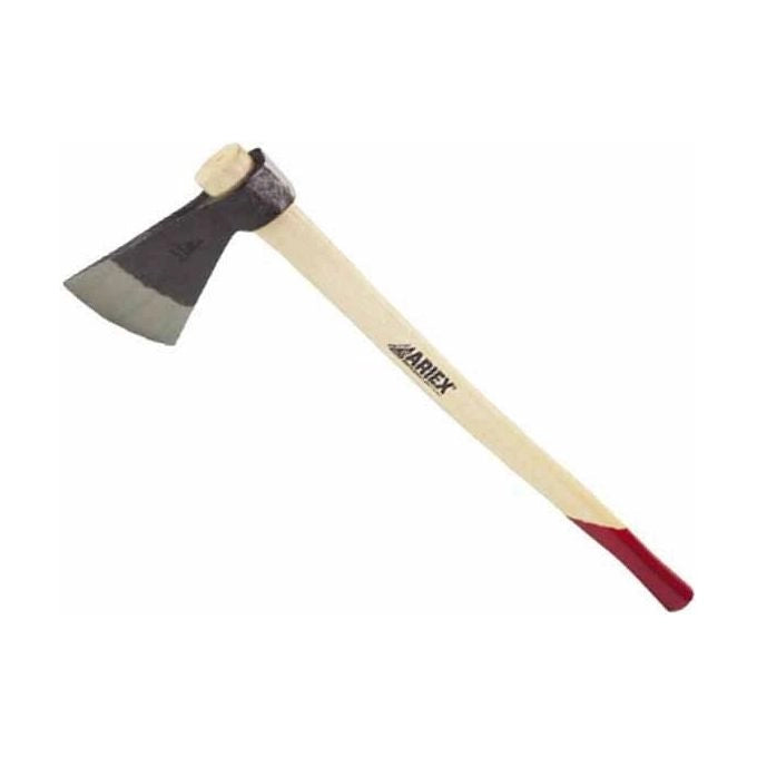 ARIEX M69363 Scure da Taglio con Testa in Acciaio Forgiato Temprato e Manico in Legno Verniciato 90 cm colore Legno