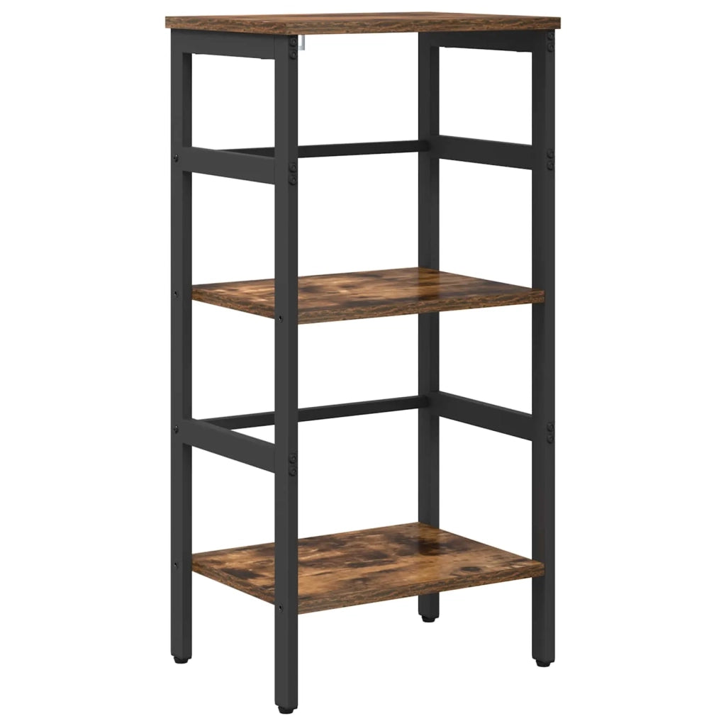 Libreria-Scaffale per Libri-Mobile di Stoccaggio Rovere fum¨¦ 40 x 29,5 x 81 cm Legno multistrato