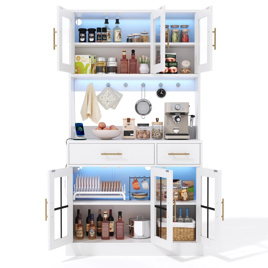 Credenza da cucina con LED multicolore e prese?