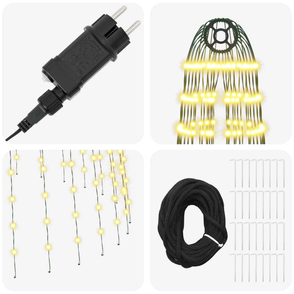 Luci per albero di Natale con picchetti 1632 LED Bianco caldo e 42053547