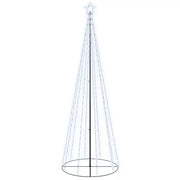 Albero di Natale a Cono-Luci decorative natalizie Bianco Freddo 310 LED 100x300 cm