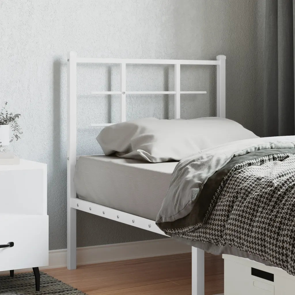 Testiera di Ricambio in Metallo Bianco 75 cm 355636