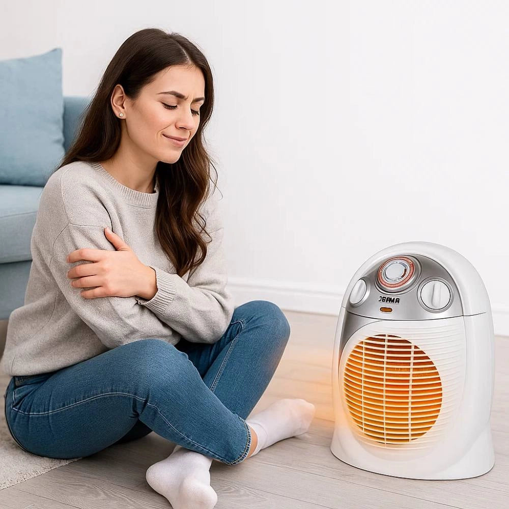 Termoventilatore zephir termocomfort plus 2000w compatto e sicuro