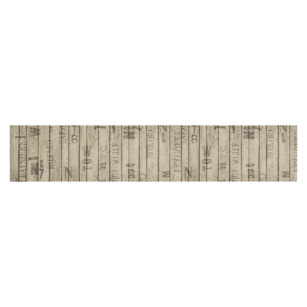 Tappeto da Cucina Lavabile Recinzione 60x300 cm in Velluto 4005640