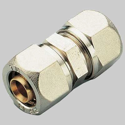 RACCORDO A COMPRESSIONE DIRITTO DOPPIO TIEMME  32 x 32     TIEMME