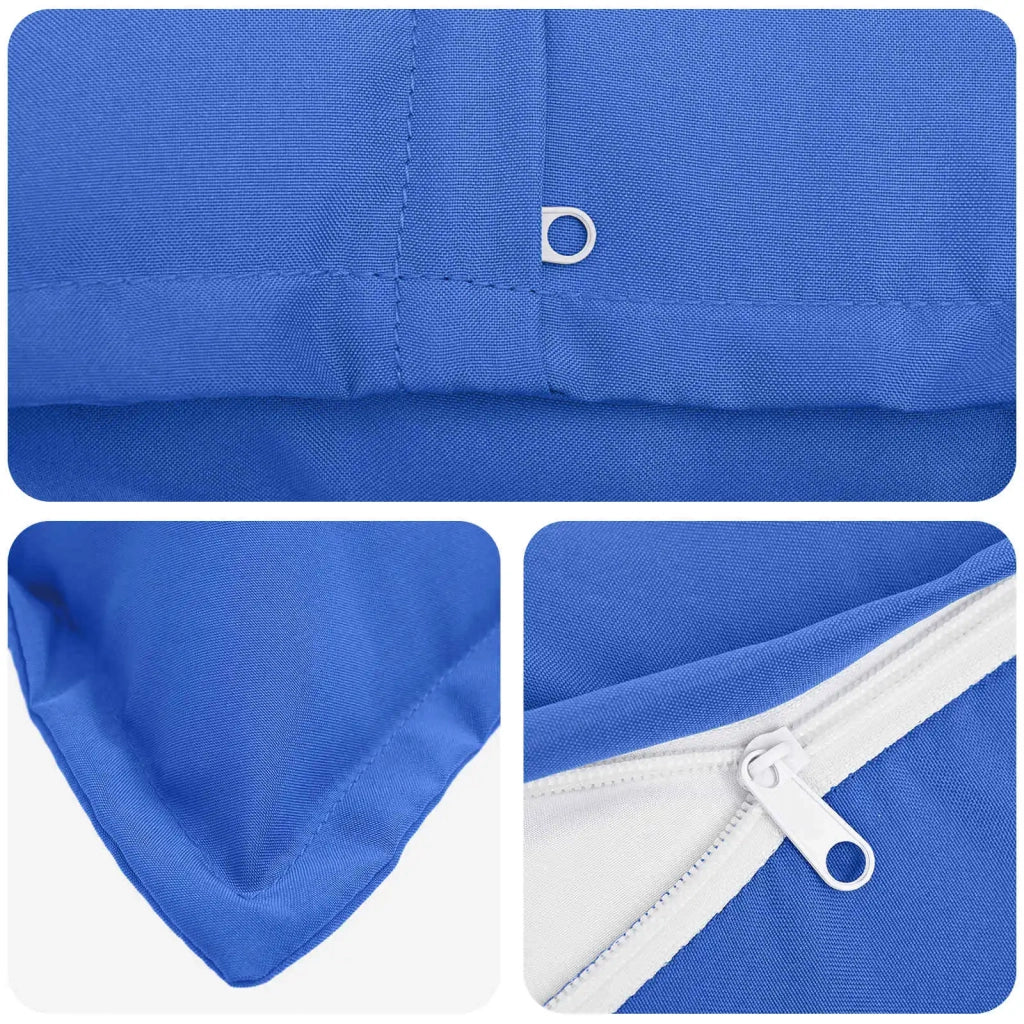 Cuscino con cuscino HOUTEN 12 pz Blu Reale Poliestere 934059