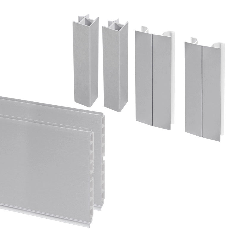 Tappeto antiscivolo per cassetti, Minirhomb, lunghezza 20m x 480mm, Tecnoplastica, Grigio antracite